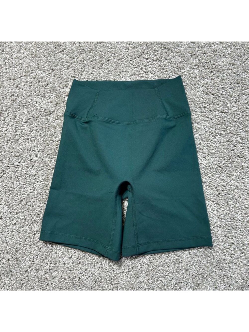 Oner Active Timeless High Waisted Women's Sz Small Shorts Logo Racing Green - Picture 2 of 8